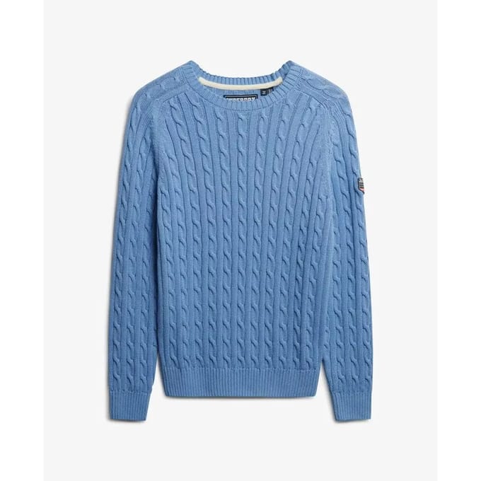 Superdry - Slouchy Kabeltrui - Dames - Sweaters