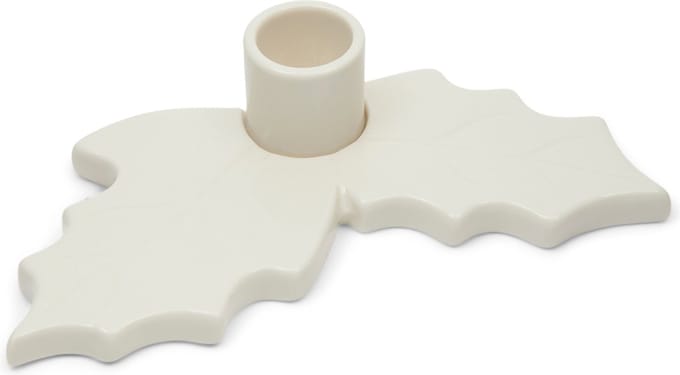 Riviera Maison Kandelaar Wit - Holly Branch Candle Holder