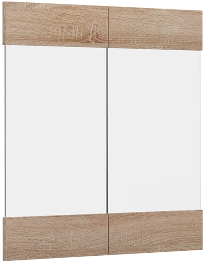 Vicco R-Line Keukenfront – 59.2 x 59 cm meubelfront voor de glazen hangkast Sonoma