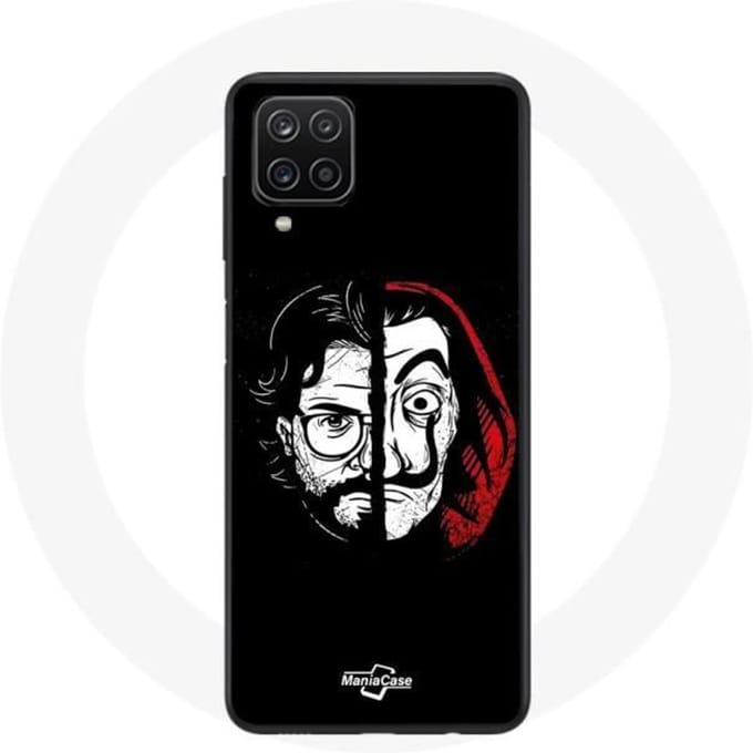Samsung Galaxy A12 Hoesje La casa de papel El Profesor Mask Split