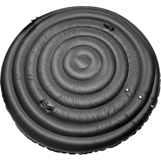 Hottubafdekking met Handvatten Stofdicht Winddicht Regenbestendig Sneeuwbestendig PVC Opblaasbaar Geïsoleerd Hot gray