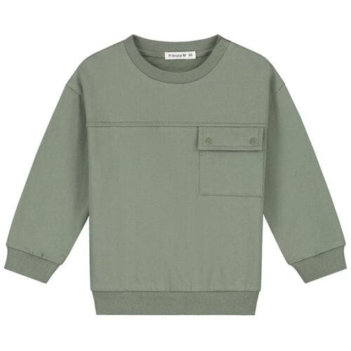 Prénatal peuter sweater Light Khaki Green 92 heren