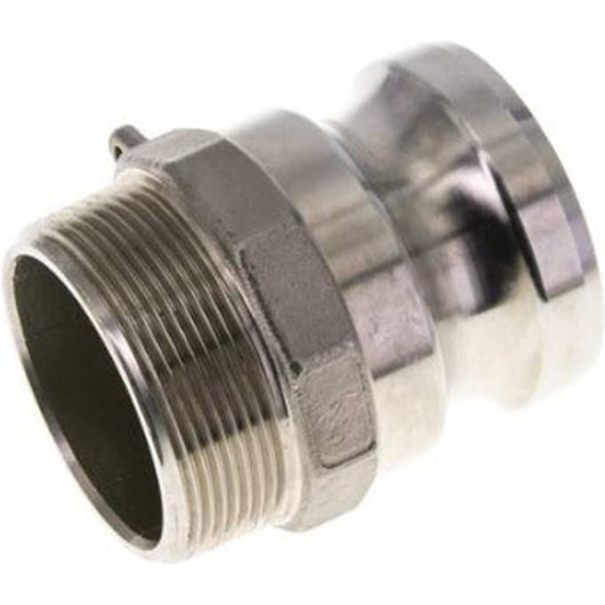 Camlock DN 120 (5'') Koppeling Rvs5'' NPT buitendraad Type F MIL-C-27487