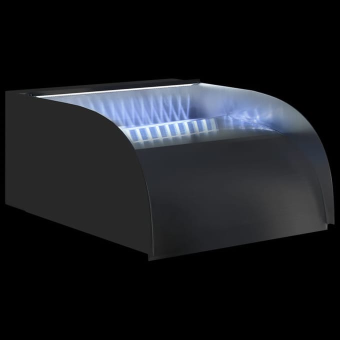 Vidaxl Fontein Voor Zwembad, LED-lampen, 30X34X14 Cm, Roestvrij Staal 304