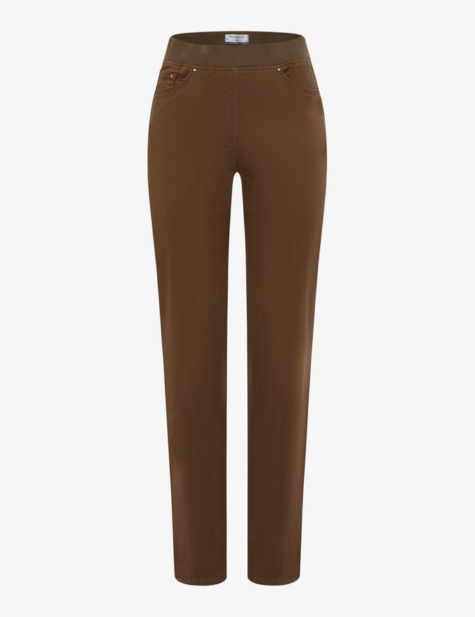 Raphaela by Brax Dames Broek  Style PAMINA HAZELNUT, bruin, maat 48