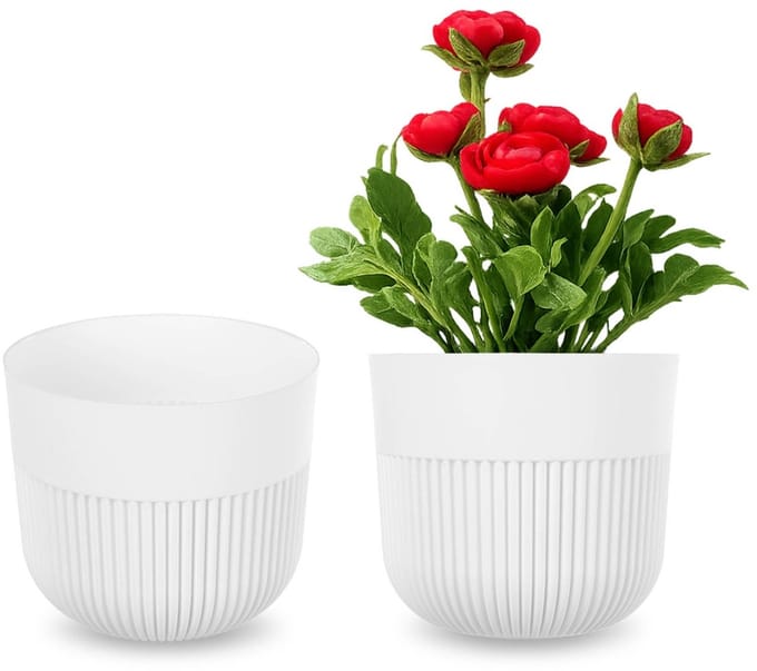 KADAX Alia 15 Bloempot Wit