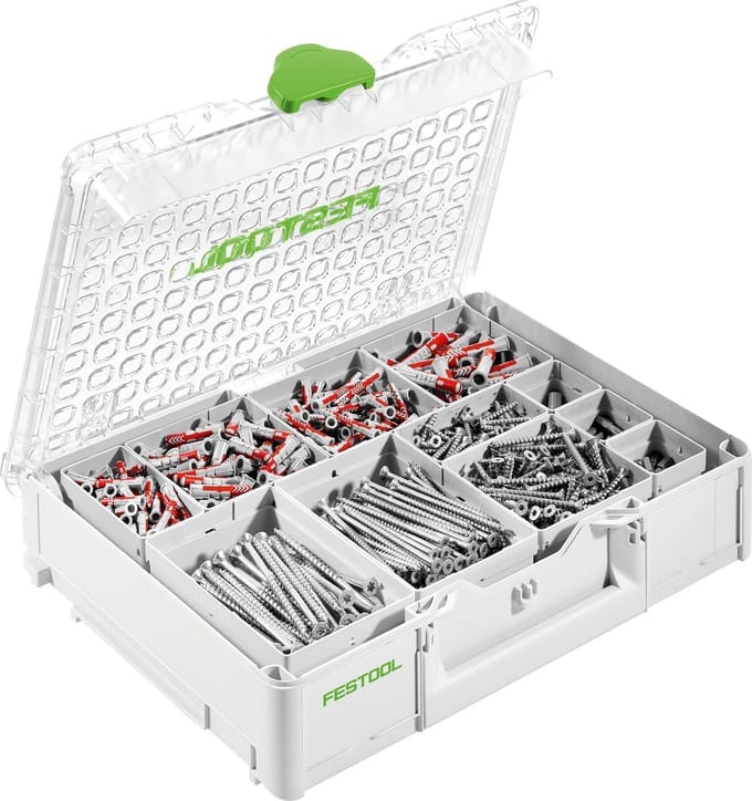 Festool SYS3 ORG M 89 SD Systainer Organizer (gevuld) - 577353
