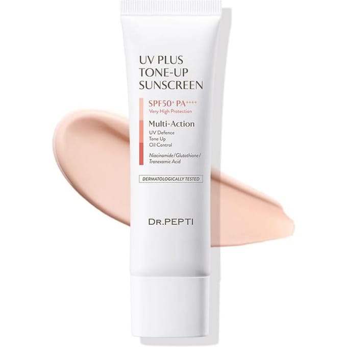 [Dr.PEPTI] UV Plus Tone-Up Sunscreen SPF 50+ PA++++ 50ml white