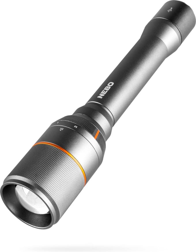 Nebo Davinci 3500 Lumen Zaklamp - oplaadbaar - 4 lichtstanden - IP67