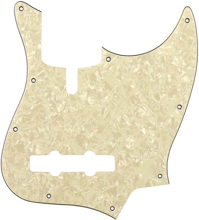 Boston M5V-310-PC pickguard, Sire Marcus Miller V-series 5-string, 3 ply, pearl cream