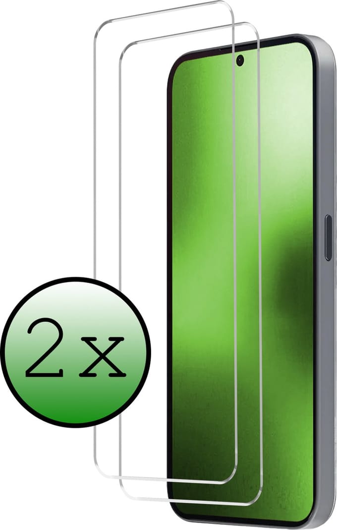 Screenprotector - 2 Stuks Geschikt voor Nothing Phone (2a) Plus - Extra Sterk - Beschermglas - Gehard Glas - Tempered Glass - Screen Protector