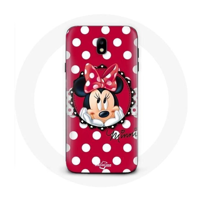 Hoesje - Samsung - Galaxy J3 2017 - Minnie Mouse - Rood - Flexibel - Kind rood