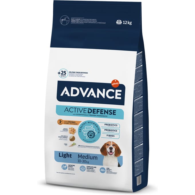 2x12kg Advance Medium Light Chicken Hondenvoer