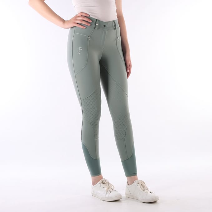 Quur Paardrijbroek Quur Qneela Full Grip Lichtgroen - 34