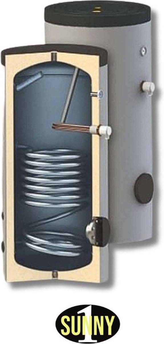Geëmailleerde boiler voor sanitair warm water 1 spiraal 1000L