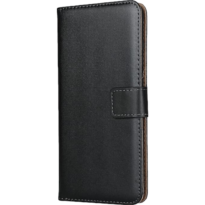 CaseBody Samsung Galaxy A51 Echt Lederen Bookcase Zwart