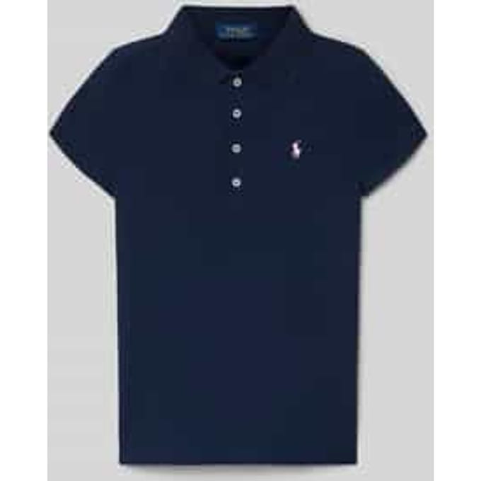 Regular fit Poloshirt van Katoenmix