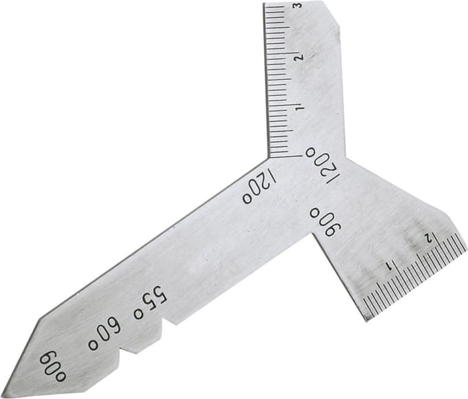 Silverline Universele Slijpmeter - 55 Graden, 60 Graden, 90 Graden en 120 Graden