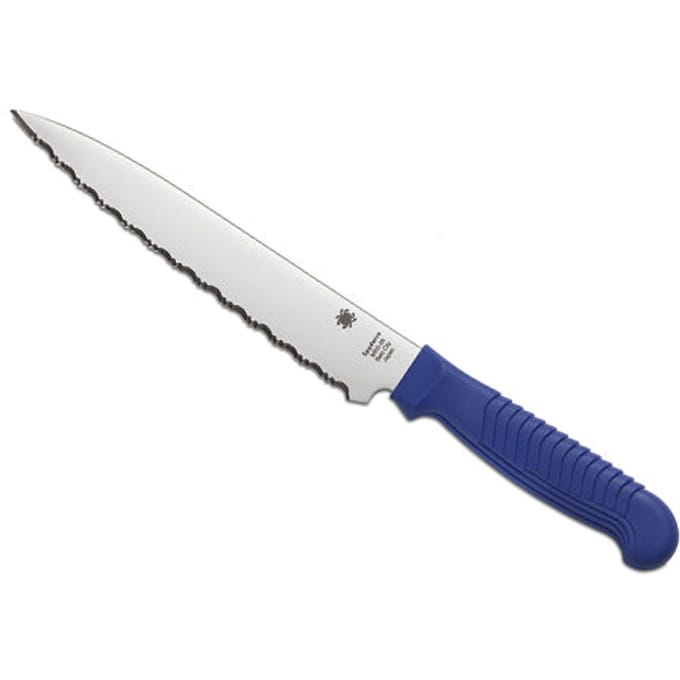 Spyderco utility knife blue se