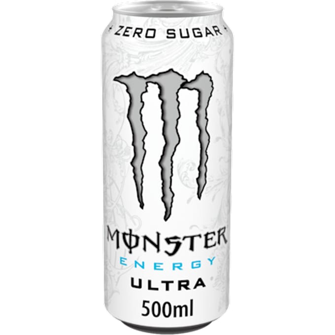 Energiedrank Monster ultra suikervrij blik 500ml