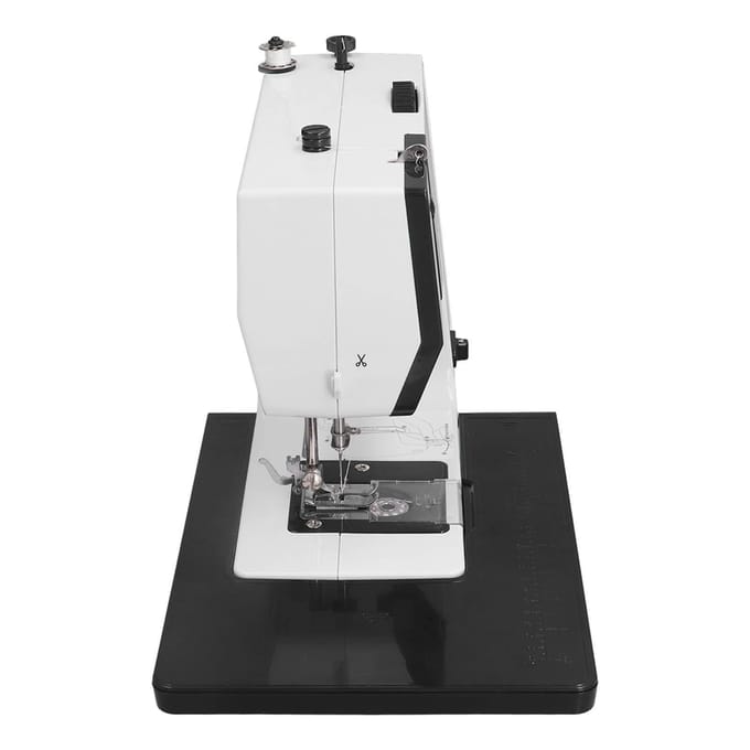 38 Steek Multifunctionele Elektrische Naaimachine Mini Draagbaar Zigzag Naaigereedschap voor Thuisgebruik EU white
