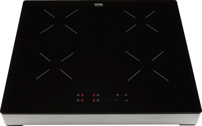 ETNA KIV164RVS - Vrijstaande inductie kookplaat - 4-pits - Plug & Cook