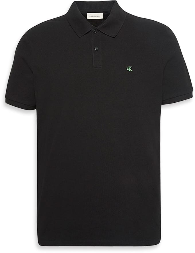 Calvin Klein Jeans Ss Monogram Pique Polo