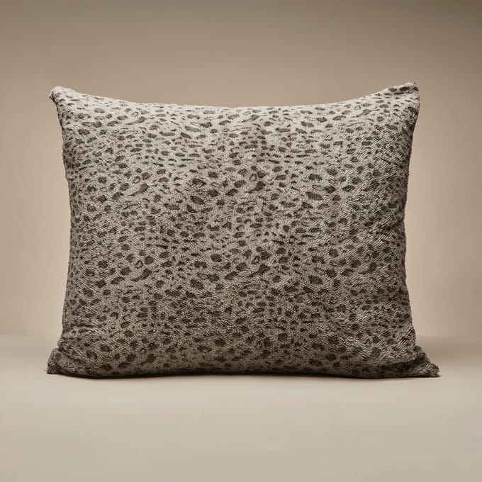 Zelesta Special Teddy Panter Kussensloop Set van 2 - Taupe 80x80cm