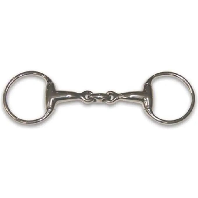 Olijfbit voor paarden met dubbele gebogen mond HFI