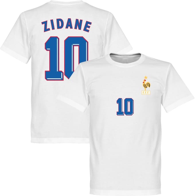 Frankrijk Zidane 10 1998 Away T-Shirt - Kinderen - 128