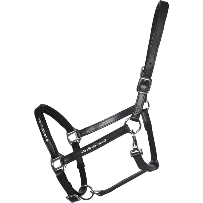 Leren halster voor paarden HKM Sparkle