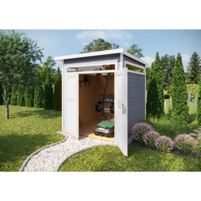 Weka Tuinhuis 265 - Grijs - 235x239cm