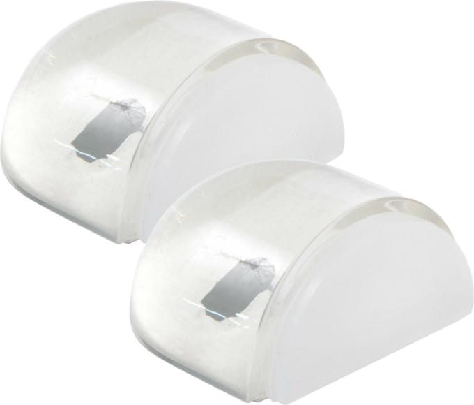AMIG Deurstopper/deurbuffer - 2x - D42mm - zelfklevend - transparant