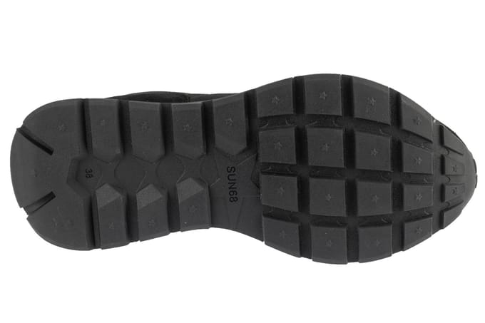 SUN68 Ally Goud Zilver, Zwarte Sneakers voor Dames 37 zwart