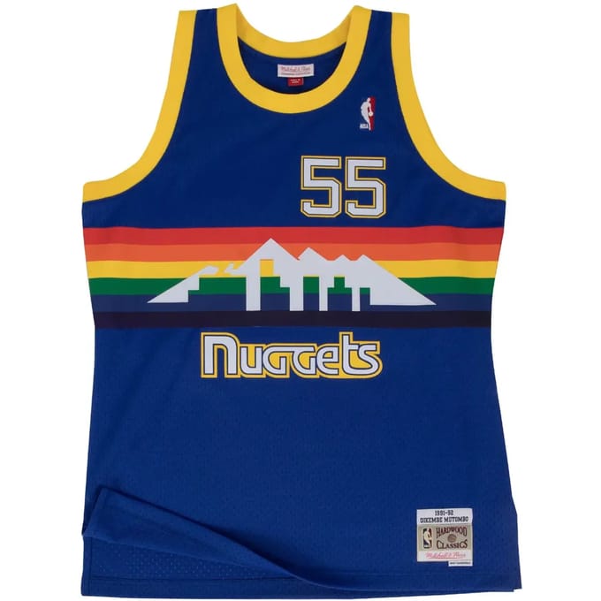 NBA shirt Denver Nuggets Dikembe Mutombo