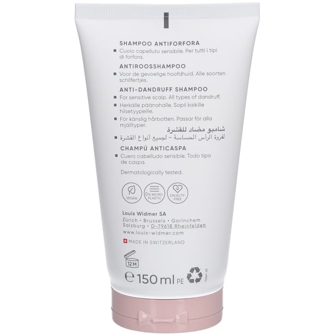 Louis Widmer Bodycare Antiroosshampoo Licht Geparfumeerd Shampoo