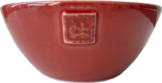 Bowltje Viva bordeaux - 6 stuks