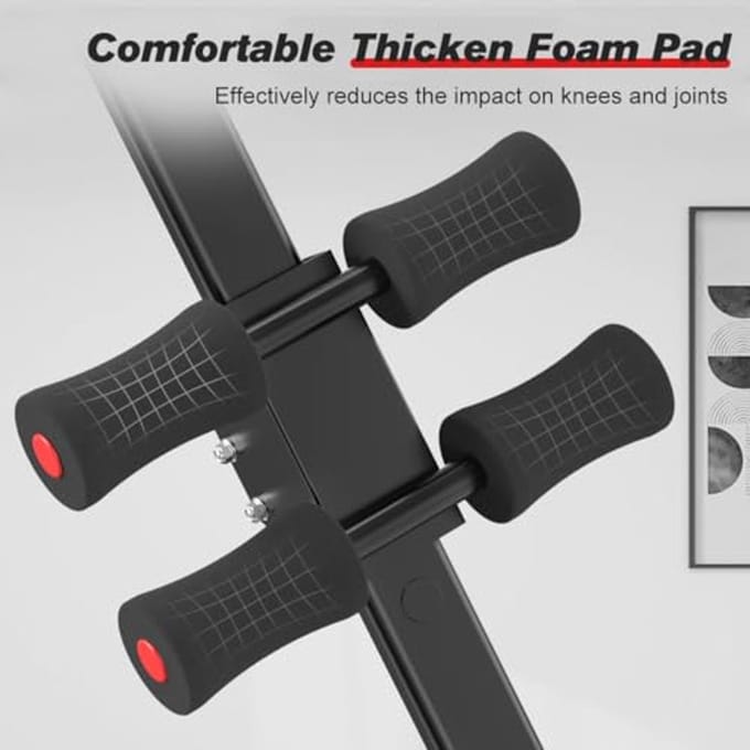 Abdominale Trainer Inklapbaar - Cruncher voor Krachttraining Thuis - Maximaal 180 kg