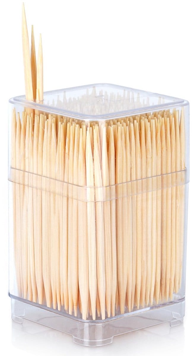 Tandenstokers Bamboe 6,5 cm 450 stuks - Tandenstoker