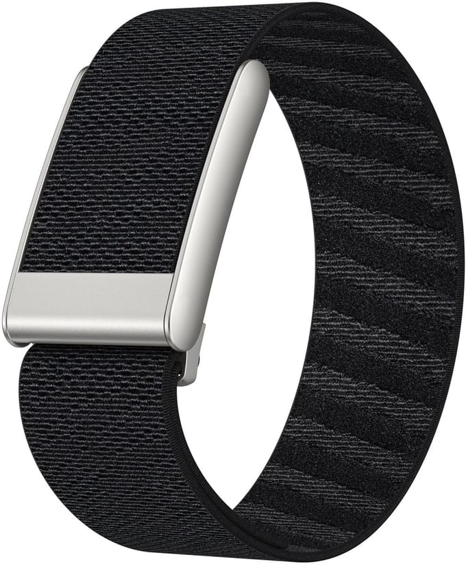 Strap-it Elastisch nylon bandje - geschikt voor de Whoop 5.0 (zwart)