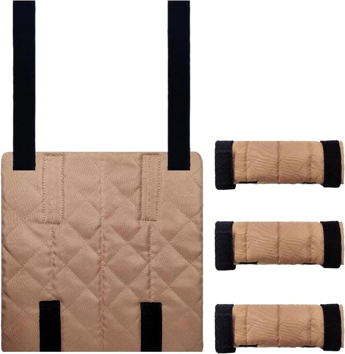 Stapelbed Hoezen - Trapbekleding Set - Veilig Klimmen - Gewatteerde Vulling - 4 Delig - A