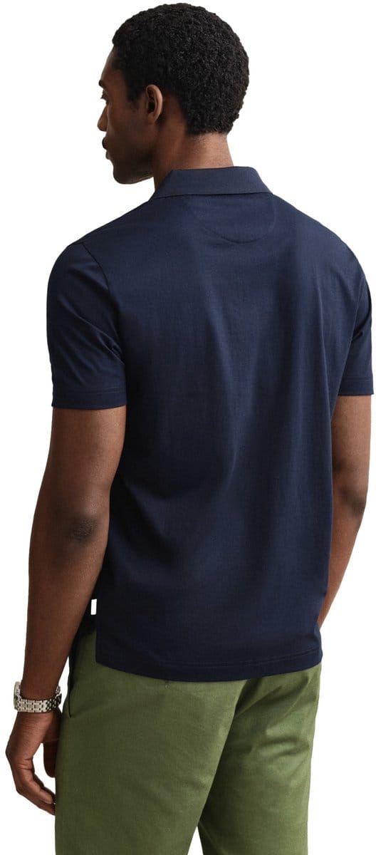 Gant poloshirt korte mouw donkerblauw