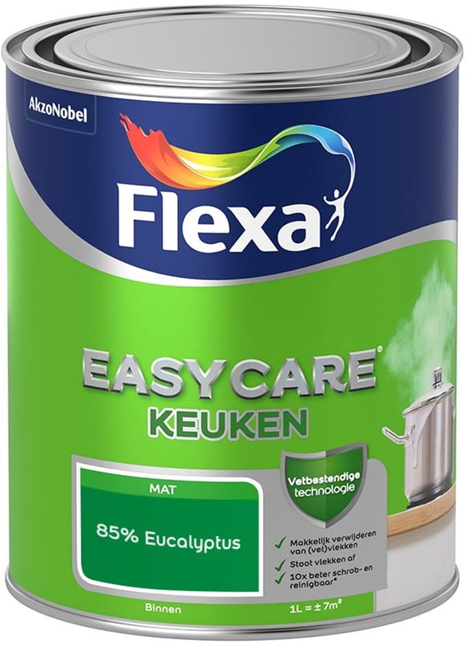 Flexa - Easycare Keuken - 85% Eucalyptus - Mengverf - 1 L