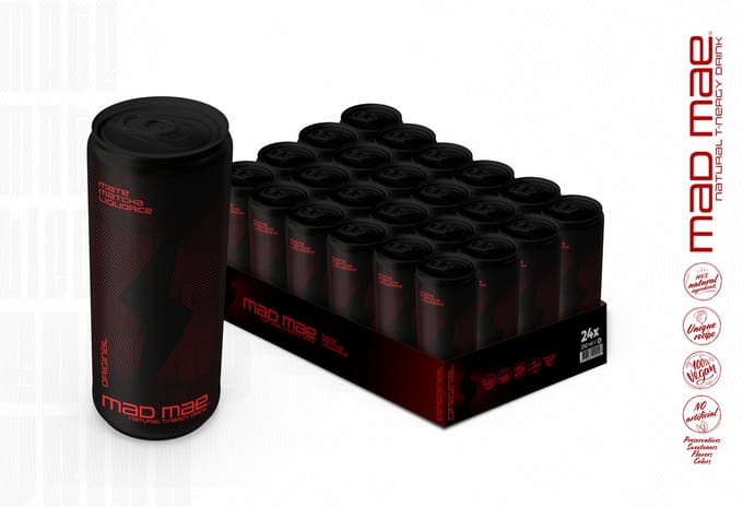 Mad Mae T-nergy Drink - Original - 100% Natural Energy Drink - (24x250 ml)