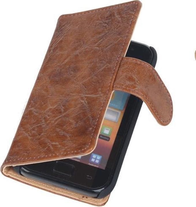 Bestcases Vintage Bruin Bookstyle Cover Nokia Lumia 625