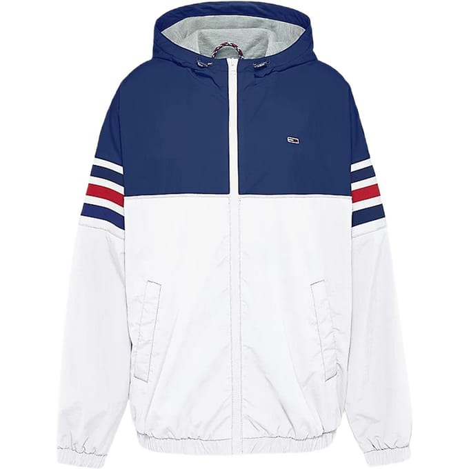 Tommy Jeans herenjas met kleurblokken en ritssluiting