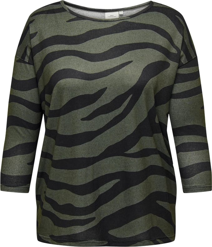 ONLY CARMAKOMA CARALBA 3/4 TOP NOOS Dames Top - Maat S-42/44