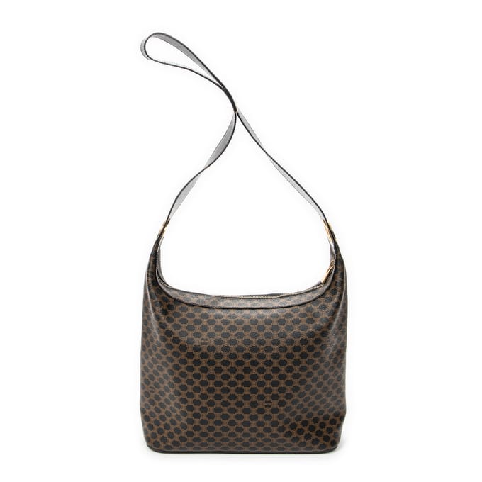 Vintage Shoulder Zip Hobo   Schoudertas