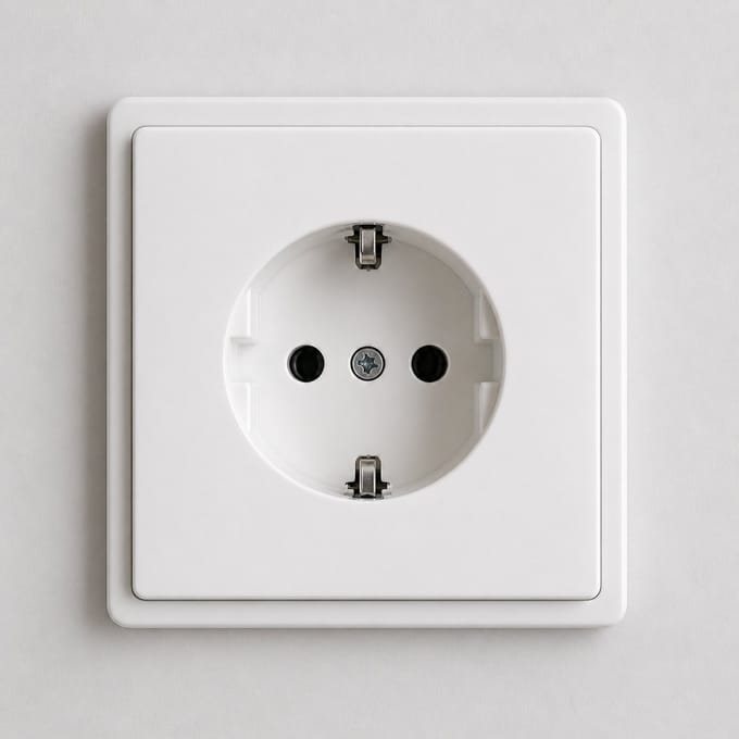 Honeywell PEHA Stopcontact met Randaarde – inclusief afdekraam – Wit