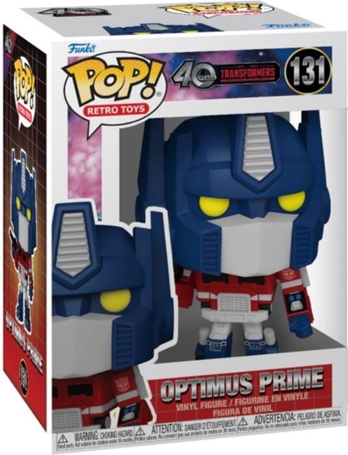 Transformers Retro Series POP! TV Vinyl Figure Optimus Prime 9 cm